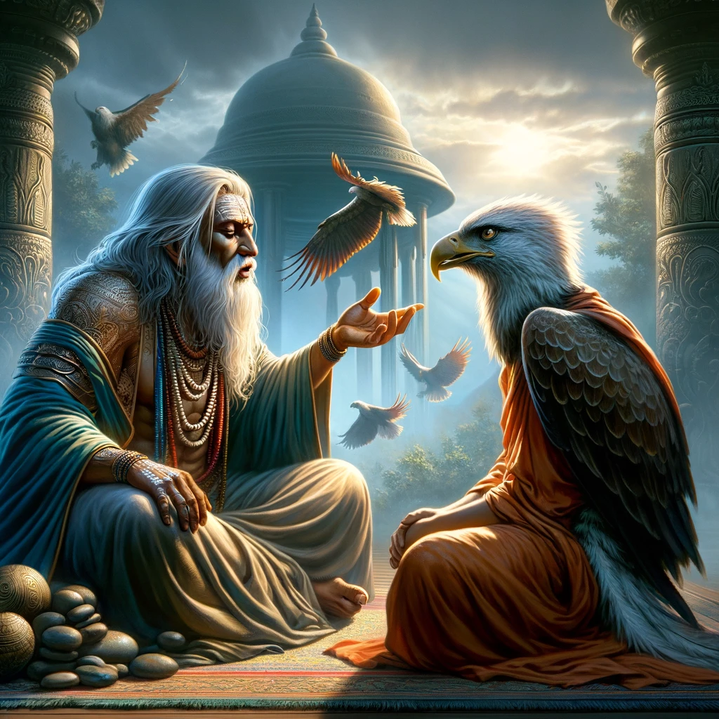 The Sage Nishakara’s Prediction About Sampati